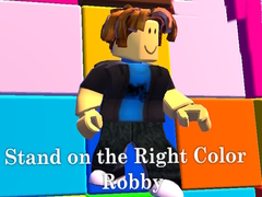 เกม Stand on the Right Color Robby
