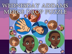 เกม Wednesday Addams Merge Drop Puzzle