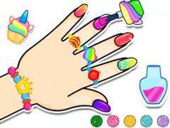 เกม Coloring Book: Nail Art & Bracelet Diy