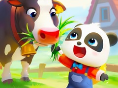 เกม Jigsaw Puzzle: Baby Panda Cow Ranch