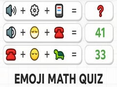 เกม Emoji Math Quiz