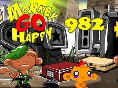 เกม Monkey Go Happy Stage 982