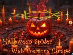 เกม Halloween Spider Web Treasure Escape