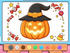 เกม Coloring Book: Halloween Pumpkin