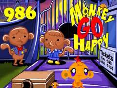 เกม Monkey Go Happy Stage 986