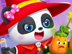 เกม Jigsaw Puzzle: Baby Panda Pumpkin Pot