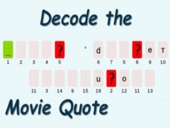 เกม Decode the Movie Quote