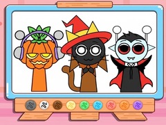 เกม Coloring Book: Incredibox Sprunki Halloween