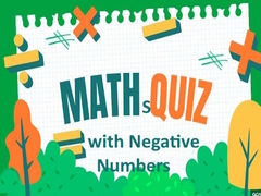 เกม Maths Quiz with Negative Numbers