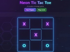เกม Neon Tic-Tac-Toe