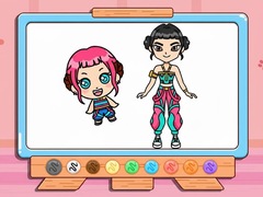 เกม Coloring Book: Zoey Kpop Demon Hunters