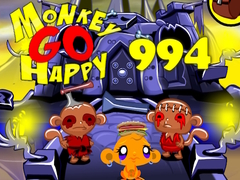 เกม Monkey Go Happy Stage 994