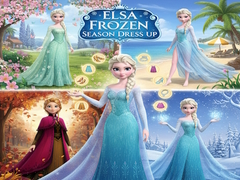 เกม Elsa Frozen Season Dress Up