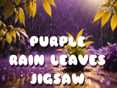 เกม Purple Rain Leaves Jigsaw