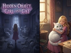 เกม Hidden Object - Girl and Cat