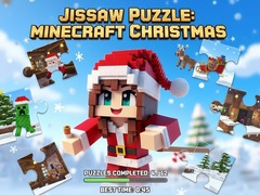 เกม Jigsaw Puzzle: Minecraft Christmas