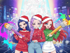 เกม Coloring Book: Christmas Kpop Demon Hunters