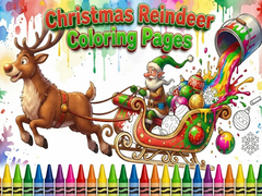 เกม Christmas Reindeer Coloring Pages