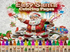 เกม Easy Santa Coloring Pages