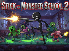 เกม Stick vs Monster School 2
