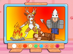 เกม Coloring Book: 99 Nights In The Forest