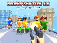 เกม Blocks Shooter 3D! Run, Shoot, Merge Weapons!