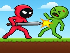 เกม Red Stickman vs Monster School