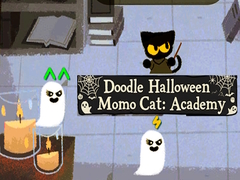 เกม Doodle Halloween Momo Cat: Academy
