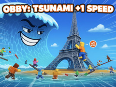 เกม Obby: Tsunami +1 speed