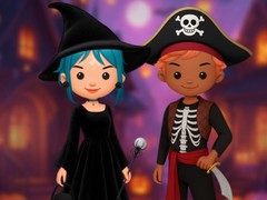 เกม Toca Teens Halloween Party