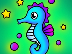 เกม Seahorse Coloring