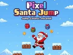 เกม Pixel Santa Jump