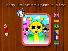 เกม Easy Coloring Sprunki Time