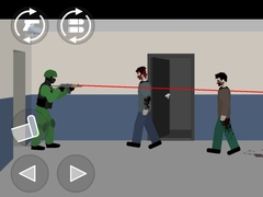 เกม Flat Zombies Cleanup & Defense