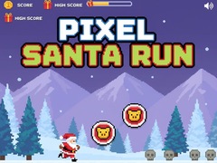 เกม Pixel Santa Run