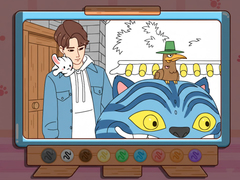 เกม Coloring Book: Kpop Jinu & Blue Tiger
