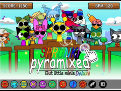 เกม Sprunki Pyramixed: But Little Minis Deluxe