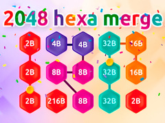เกม 2048 Hex Chain Merge