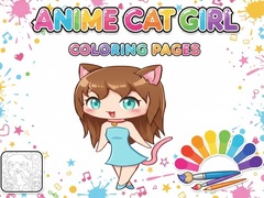 เกม Anime Cat Girl Coloring Pages