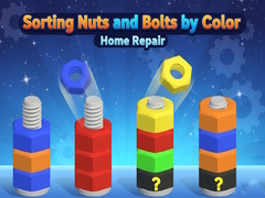 เกม Sorting Nuts and Bolts by Color: Home Repair