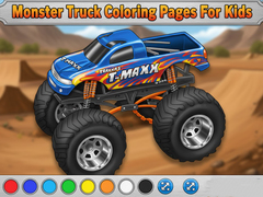 เกม Monster Truck Coloring Pages For Kids