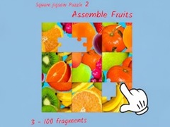 เกม Square jigsaw Puzzle 2 - Assemble Fruits