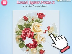 เกม Round jigsaw Puzzle 2 - Assemble Bouquet flowers