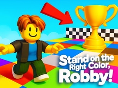 เกม Stand on the Right Color, Robby!