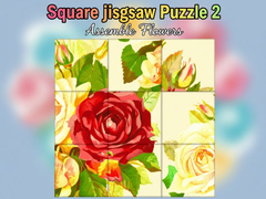 เกม Square jigsaw Puzzle 2  Assemble Flowers