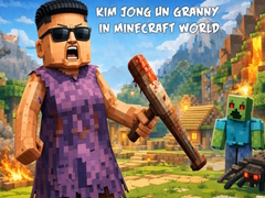 เกม Kim Jong Un Granny in Minecraft World