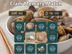 เกม Clam Memory Match