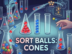เกม Sort Balls: Cones