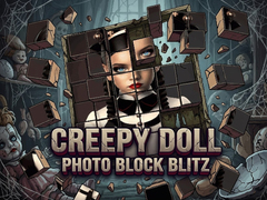 เกม Creepy Doll Photo Block Blitz