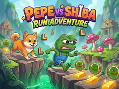 เกม Pepe vs Shiba Run Adventure